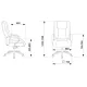 Кресло руководителя Бюрократ T-9925SL/BLACK черный кожа крестовина хром. Фото товара с разных ракурсов.