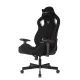 Кресло игровое Knight Outrider черный Light-20 с подголов. крестов. металл. Фото товара с разных ракурсов.