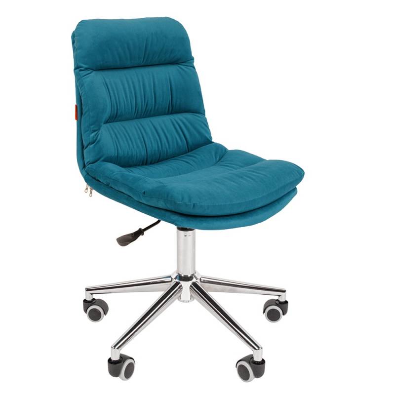 Кресло Chairman 115 Home (бирюзовый текстиль) главное фото